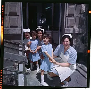 Siamese Twins with Nurses
