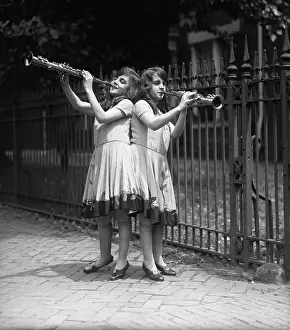 Loyalty Prints: Siamese Twins Playing Clarinets