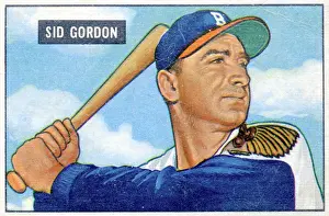 Arc0016622 Prints: Sid Gordon Baseball Card