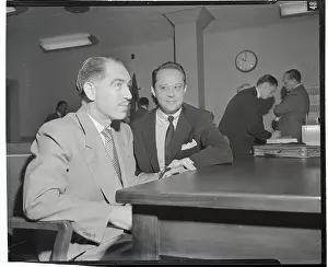 Sid Luft with His Accountant in Courtroom
