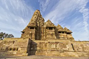 Circa 10th Century Prints: Sideview of Kandariya Mahadeva Temple