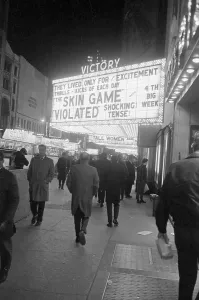 Marquee Prints: Sidewalk with Marquee For Sex Movies