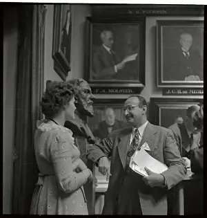 Amsterdam Prints: Sidney Hook Conversing Inside Philosophers Congress