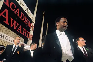 Sidney Poitier Attending Awards Ceremony