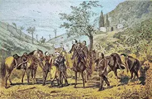 Bulgarian Prints: At the siege of Plewna, Bulgaria
