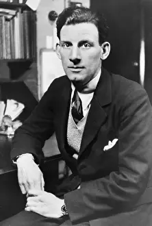 Necktie Prints: Siegfied Sassoon In Undated Potrait