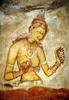 Fresco Wall Paintings Collection: Sigiriya Lion Rock Fortress, Sri Lanka