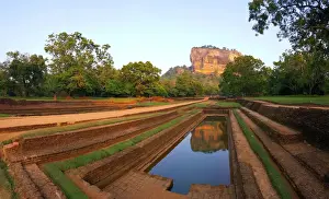 Brown Prints: Sigiriya Rock, Sri Lanka (Unesco world heritage site)