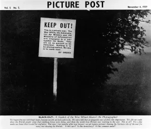 Contrast Prints: Keep Out Sign