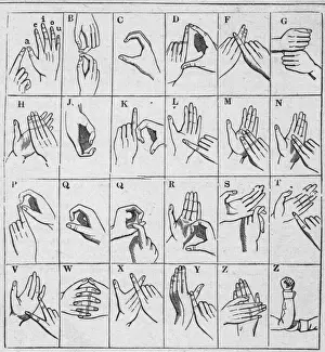 Language Prints: Sign Language Chart