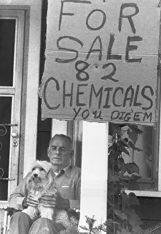 Residential Neighborhood Prints: Sign on Love Canal Resident's Porch
