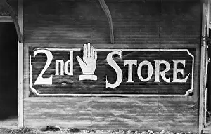 Louisiana Prints: Sign of a Secondhand Store