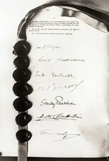 Alliance Prints: Signatures on Locarno Pact