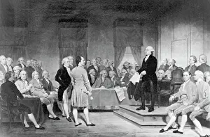 Constitution Prints: Signing Of The Constitution Of The Us