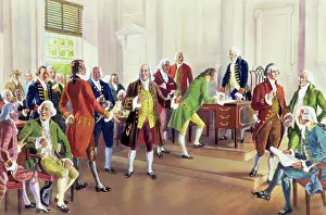 Signing of the Declaration of Independence
