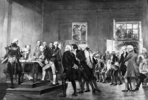 Patriot Prints: The Signing of the Declaration of Independence by Sarah Paxton Ball Dodson, 1883