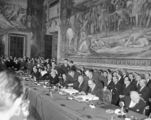 Signing Of European Common Market Treaty