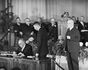 Italian Prints: Signing Of North Atlantic Defence Treaty