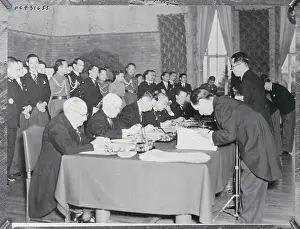 Diplomacy Prints: Signing of Peace Agreement Between Japan, Thailand and French Indo-China