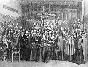Treaty Prints: Signing The Treaty Of Muenster