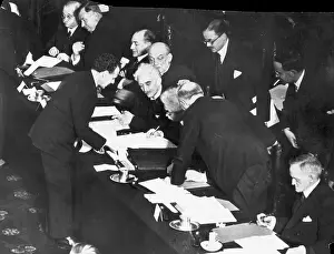 Signing of War Reparations Agreement