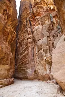 Cave Painting Prints: The Siiq, path to Petra