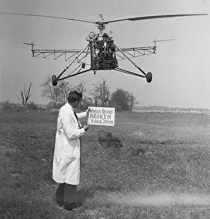 Sikorsky Helicopter Setting Endurance Mark