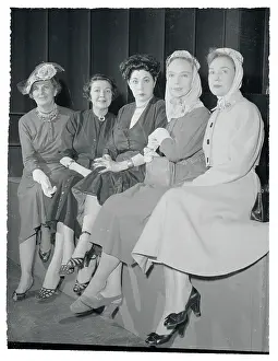 Silent Screen Stars of Radio Sitting Together