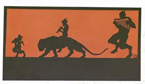 Silhouette of Satyrs