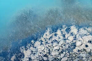 Silica in the water, Blue Lagoon, Iceland