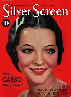 Magazine Prints: Silvia Sidney Silver Screen