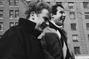 Simongarfunkelmoa Prints: Simon & Garfunkel Publicity Still