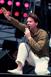 Iconic Concert Prints: Celebrate the Unforgettable Music Event That United the World: Simple Minds At Live Aid
