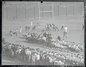Ossining Prints: Sing Sing Prisoners Playing Football
