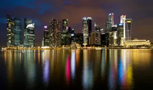 Images Dated 22nd January 2012: Singapore city skyline