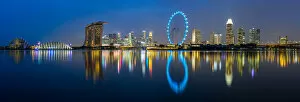 Images Dated 10th November 2014: Singapore Landmark Panorama