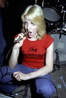 Singer Cherie Currie of the rock band The Runaways