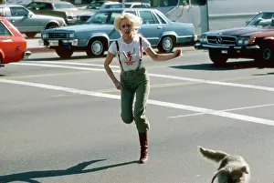 Singer Cherie Currie of the rock band The Runaways