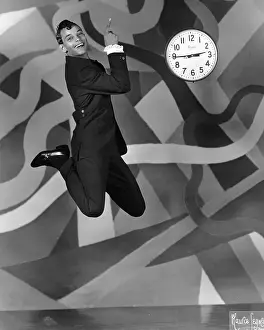 Jump Prints: Singer Gary (U.S.) Bonds jumps