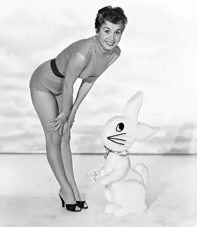 Singer Milly Coury and The Easter Bunny