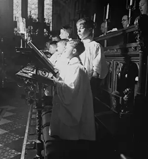 Classical Prints: Singing Choristers