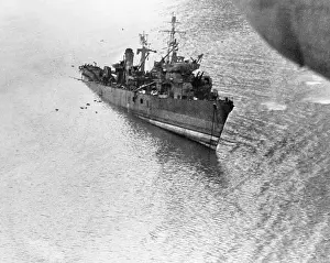 Sinking Japanese Ship