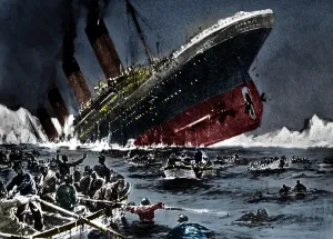1910s Prints: The Sinking Of SS Titanic 14 April 1912