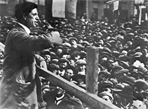 Speaker Prints: Sinn Fein Leader Eamon de Valera Speaking