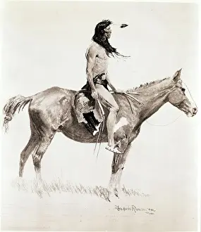 Ride Prints: Sioux Chief By Frederick Remington