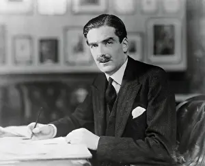 Sir Anthony Eden at His Desk
