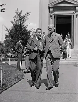 Cambridge Prints: Sir Arthur Stanley Eddington with Richard Courant