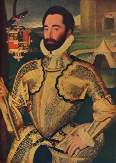 1930s Prints: Sir Charles Somerset, c1566. Artist: George Gower