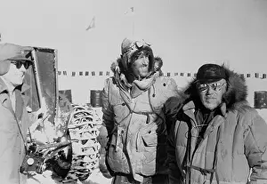 South Pole Prints: Sir Edmund Hillary and Others at South Pole