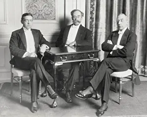 Tuxedo Prints: Sir Ernest Shackleton, Robert E. Peary and Roald Amundsen